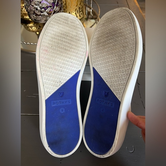Rothy’s The Original Slip On Sneaker White Womens Size 9 - Picture 8 of 9